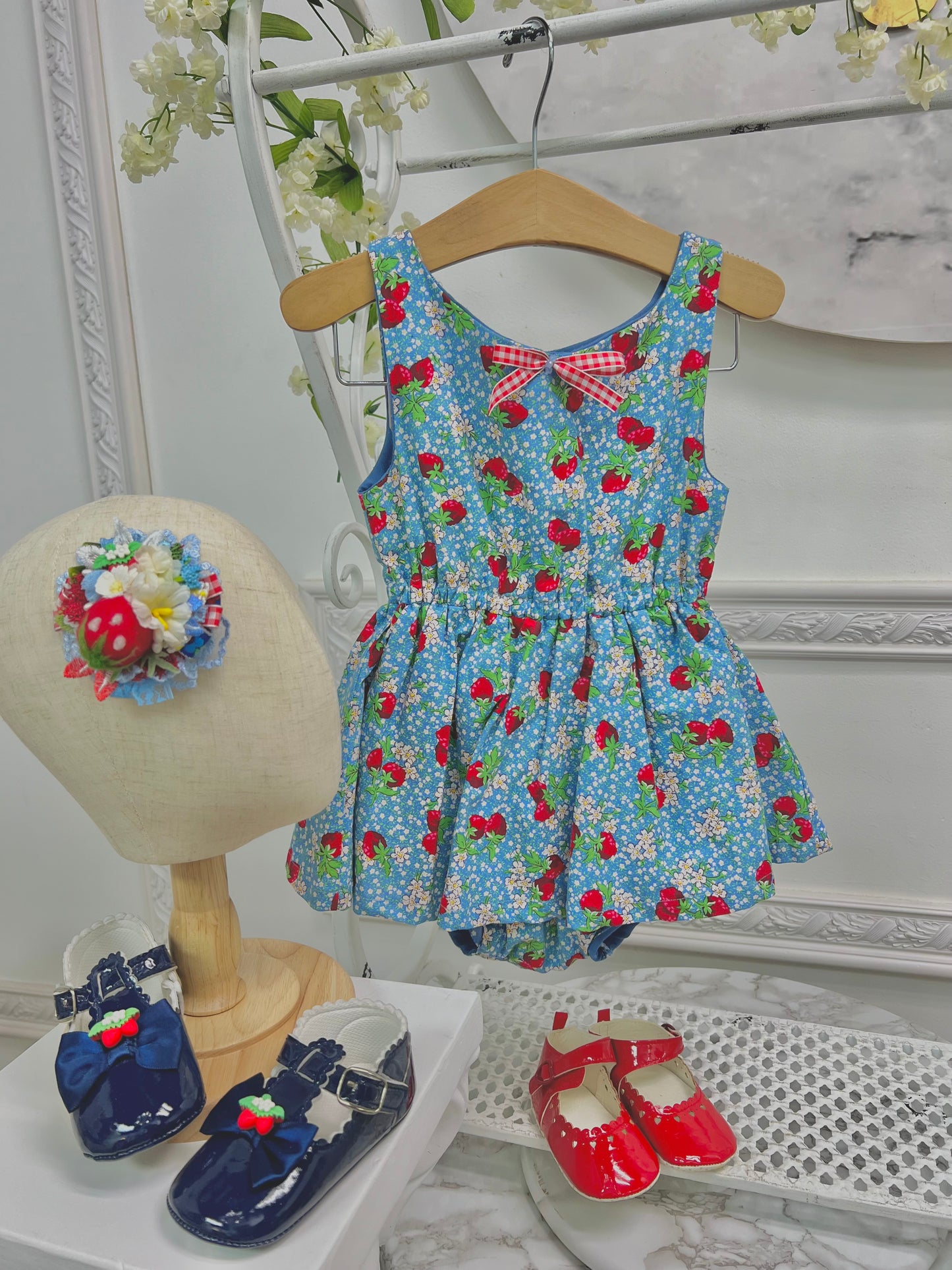 Strawberry Summer romper