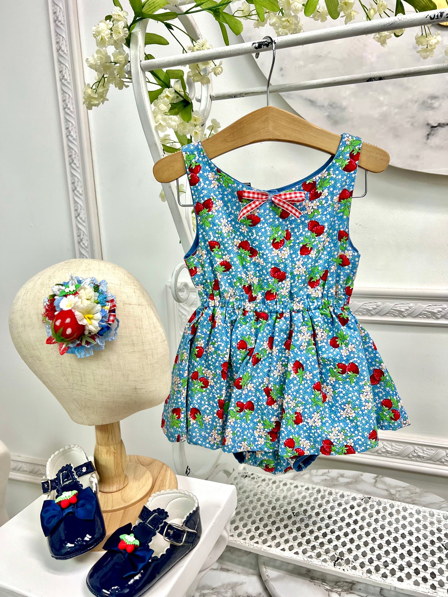 Strawberry Summer romper