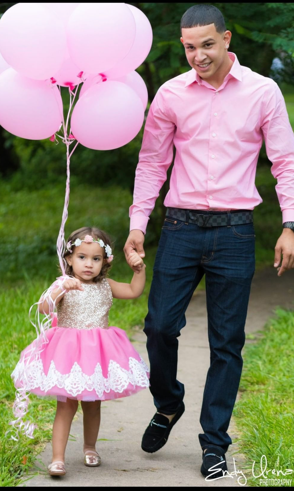 Alaina in pink